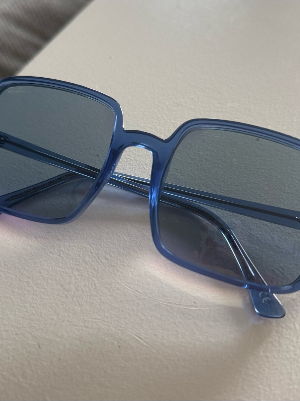 Blue Square Frame Ray-Ban Sunglasses
